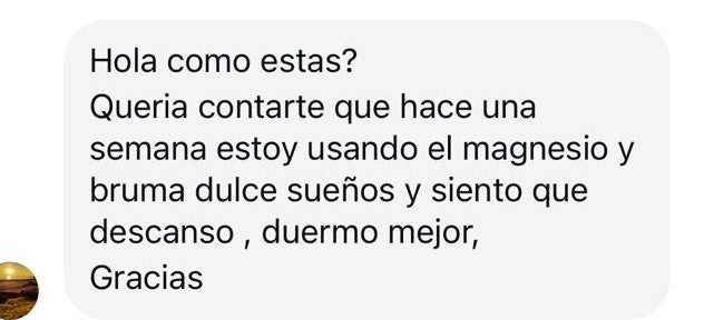 Reseña de cliente sobre productos de descanso