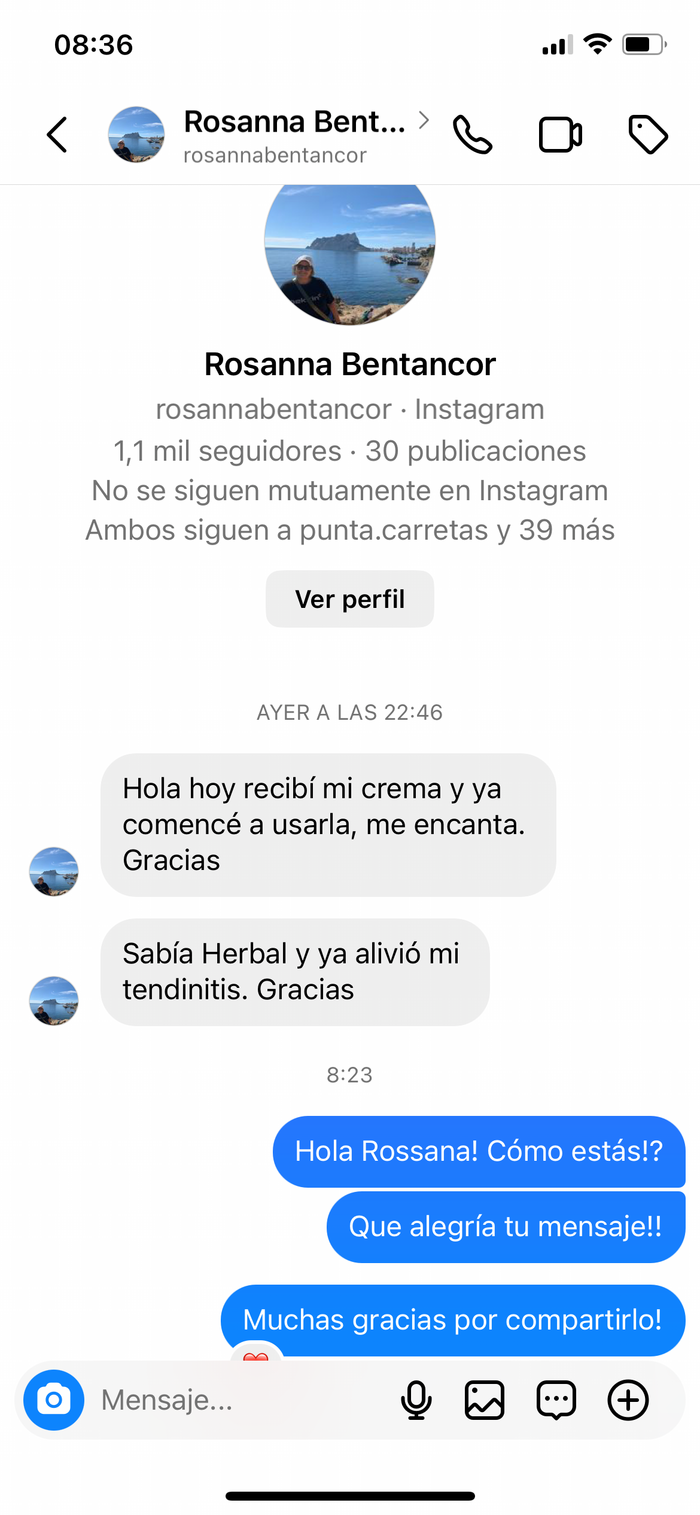 Reseña de cliente sobre Crema Magia Herbal