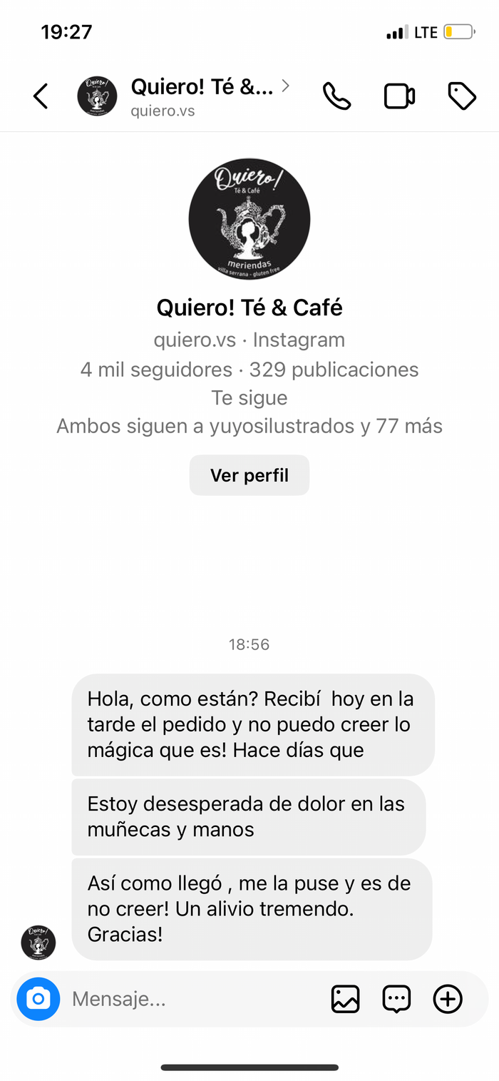 Reseña de cliente sobre Crema Magia Herbal