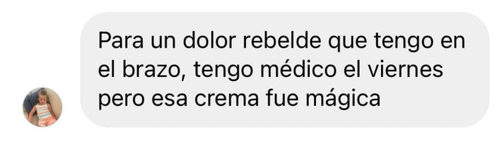 Reseña de cliente sobre Crema Magia Herbal