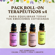 Pack Roll-on Terapéutico x4 - Set completo (5mL)