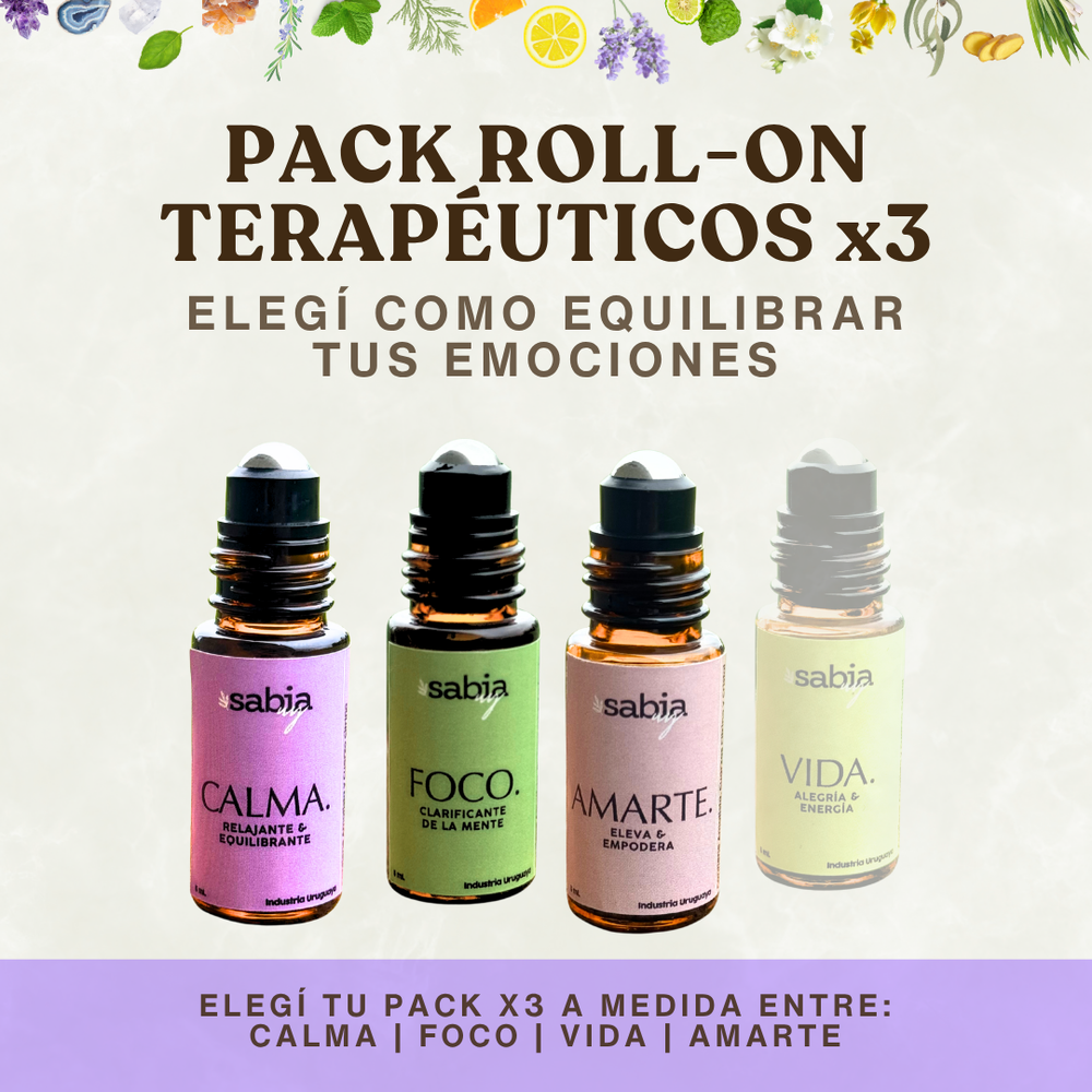 Pack Roll-on Terapéutico x3 (5mL)
