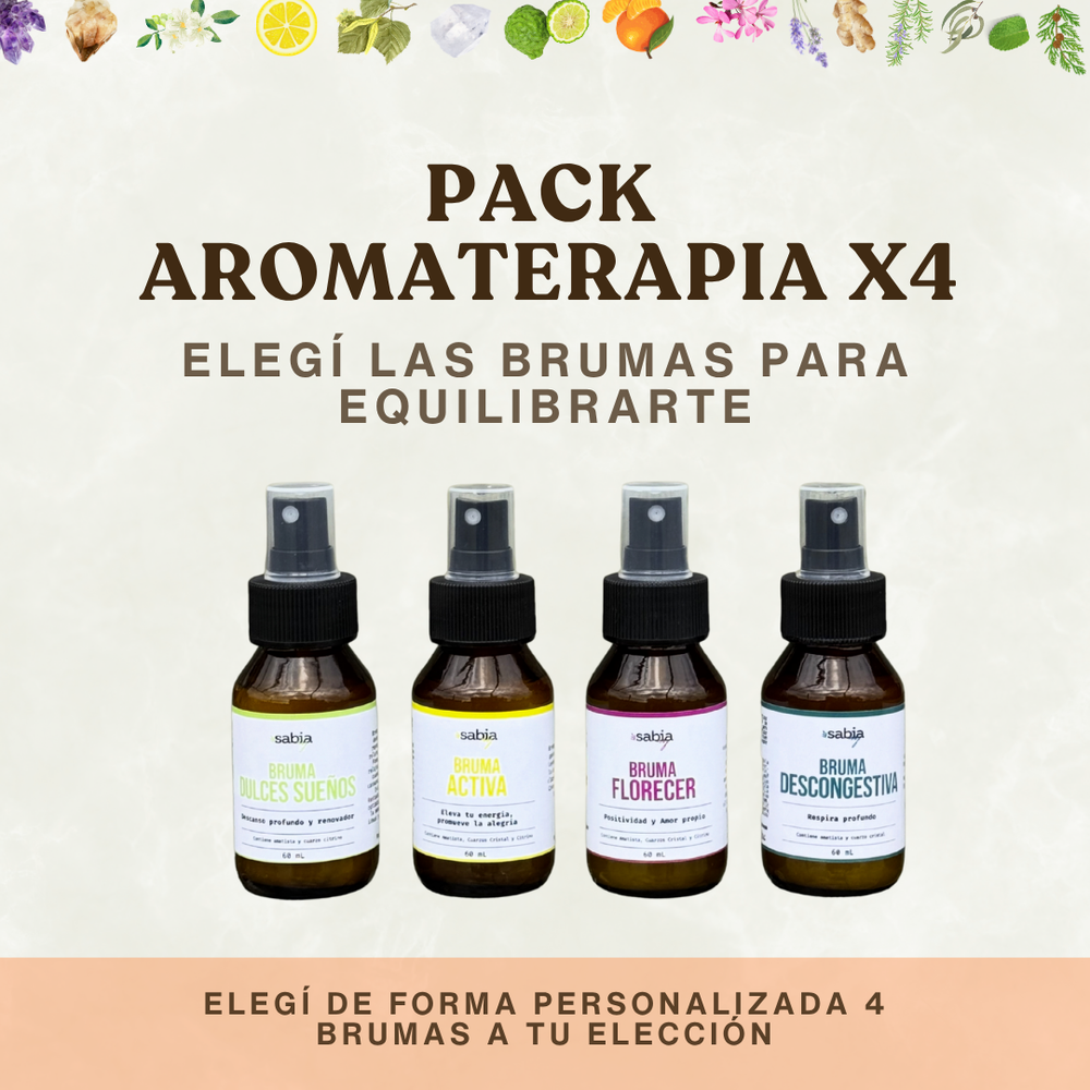 Pack Aromaterapia x4