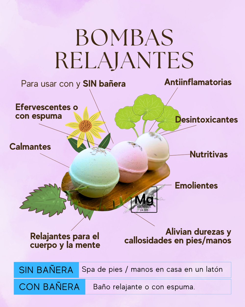 Bombas Relajantes - Spa en casa