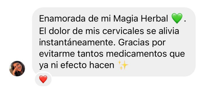 Reseña de cliente sobre alivio de dolores
