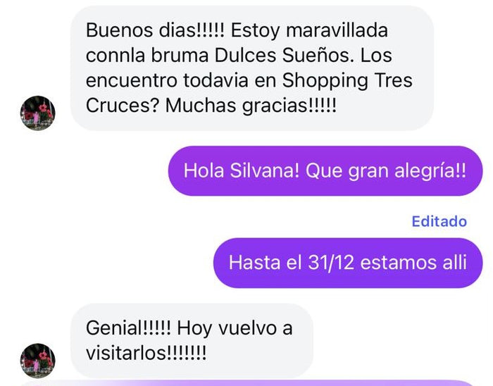 Reseña de cliente sobre productos de descanso