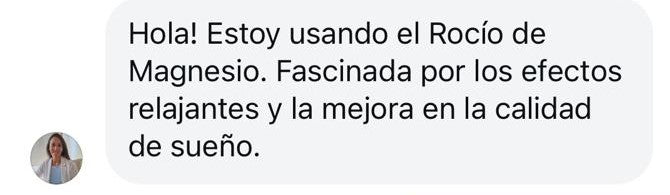 Reseña de cliente sobre productos de descanso