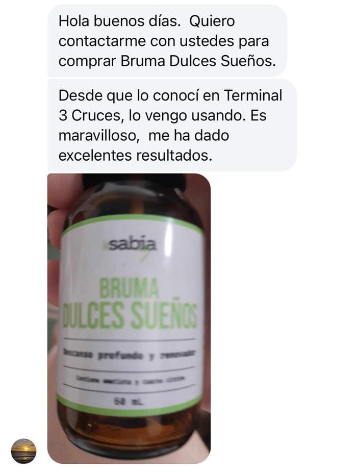 Reseña de cliente sobre productos de descanso