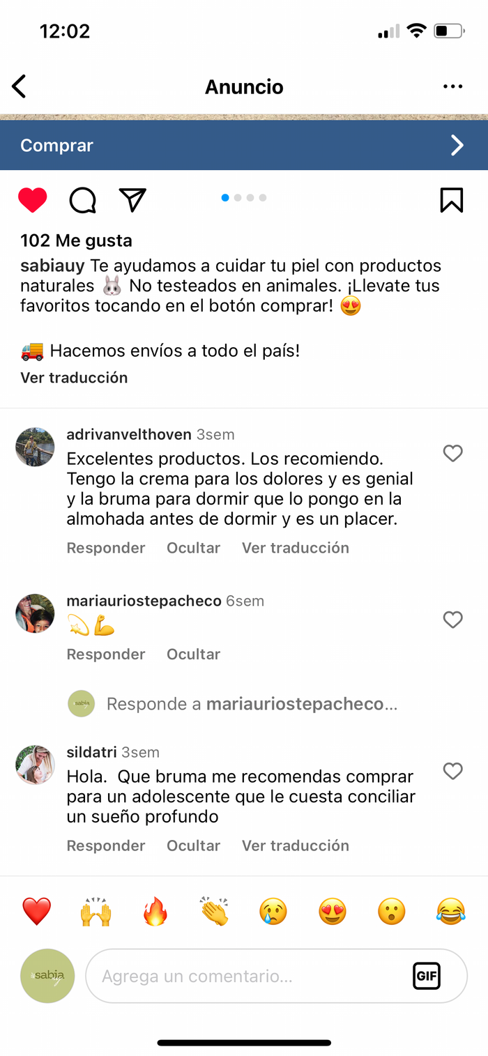 Reseña de cliente sobre Crema Magia Herbal